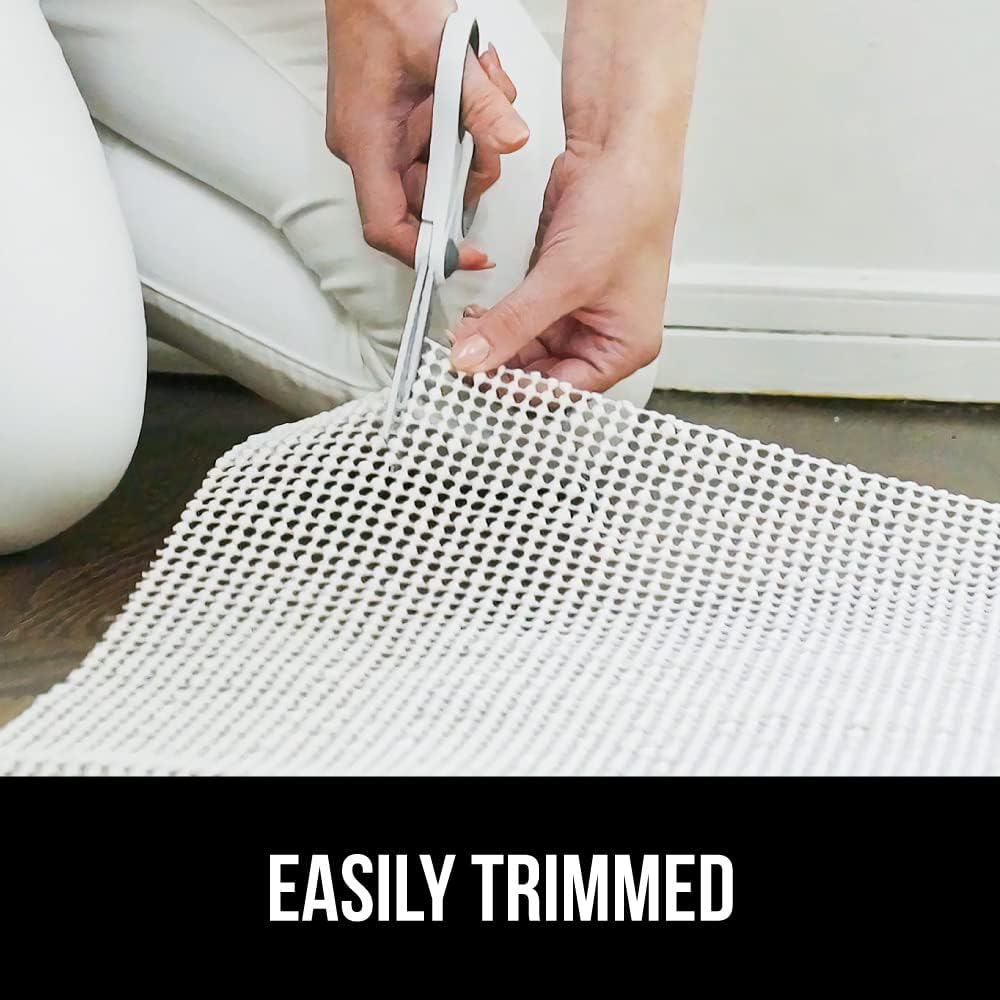 GORILLA GRIP(R) Strong Rug Pad Gripper for Hard Floors - 2x3 FT Slip-Resistant Mat