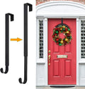 HEYHOUSE Adjustable Front Door Wreath Hanger - Holds Up to 20 lbs, 14.9-25"
