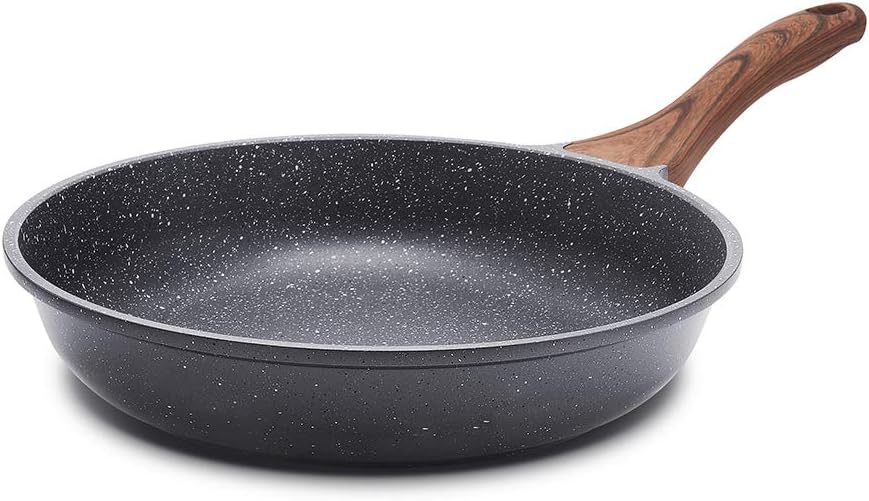 SENSARTE Nonstick Frying Pan - Swiss Granite Coating, PFOA-Free, 9.5 Inch