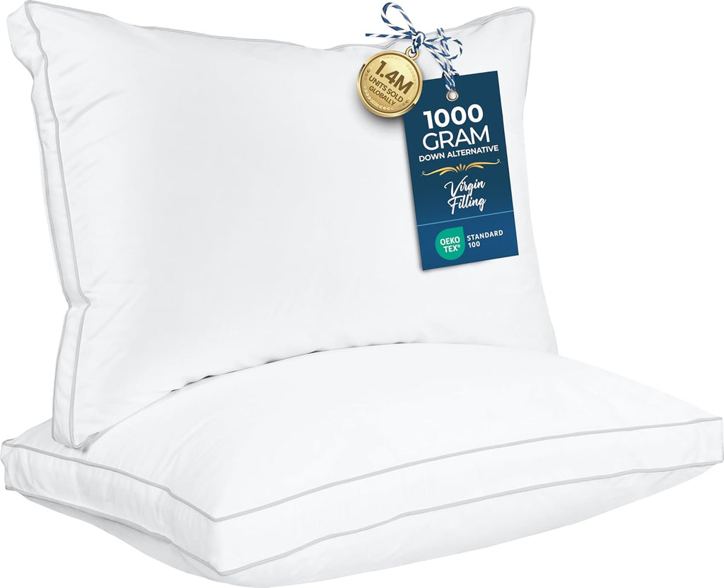 Utopia Bedding Queen Size Cooling Hotel-Quality Pillows Set of 2