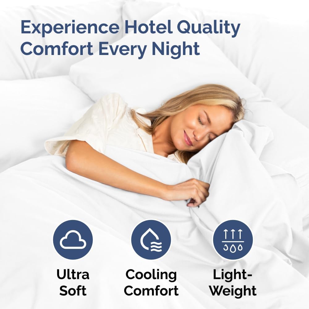 CGK Unlimited Ultra Soft Hotel-Quality King Pillowcases (Set of 2) - Wrinkle-Free & Fade-Resistant
