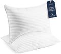 Beckham Hotel Collection 100% Cotton Bed Pillows Set of 2 - Plush Down Alternative for All Sleepers