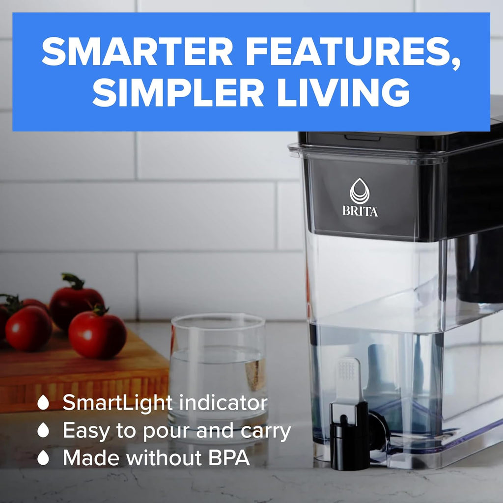 Brita UltraMax 27-Cup Water Filter Dispenser - BPA-Free & Chlorine-Removing