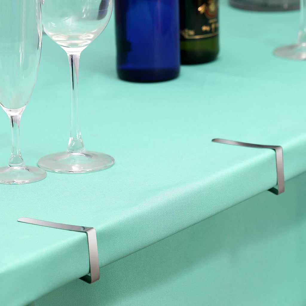 Ponure 12 Pack Heavy Duty Stainless Steel Table Cloth Clips - Perfect for Picnics & Weddings