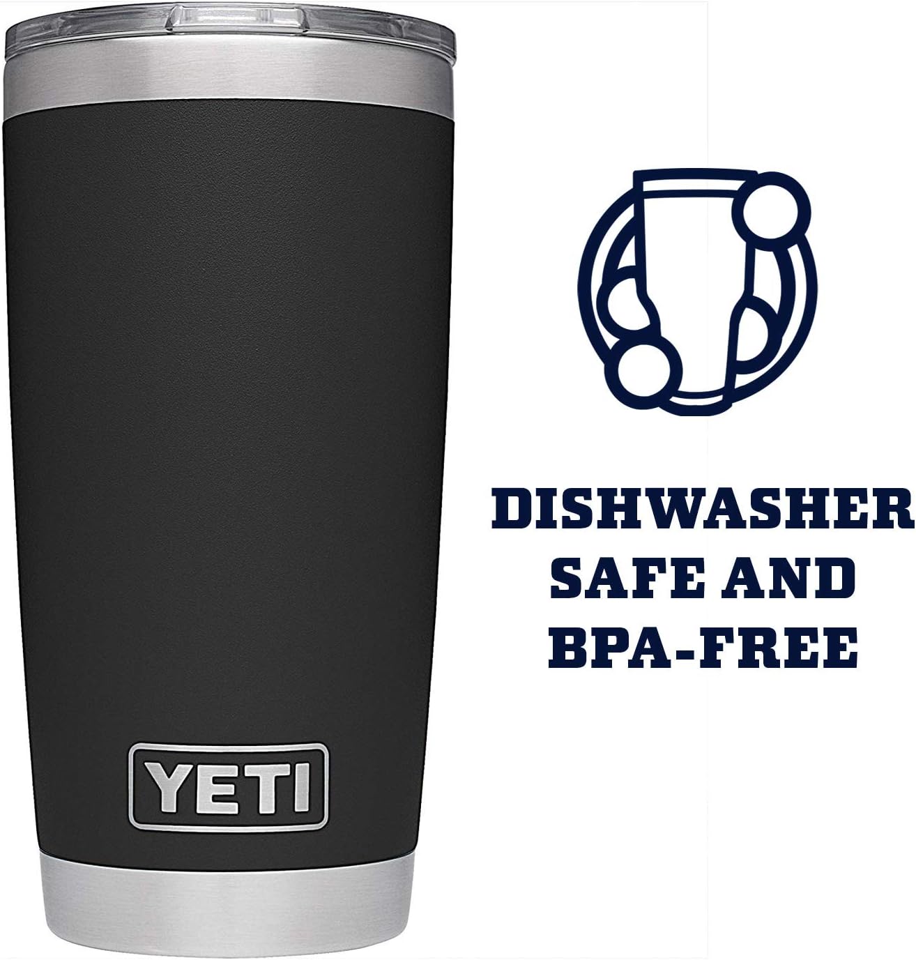 YETI Rambler 20 oz Vacuum Insulated Tumbler with MagSlider Lid