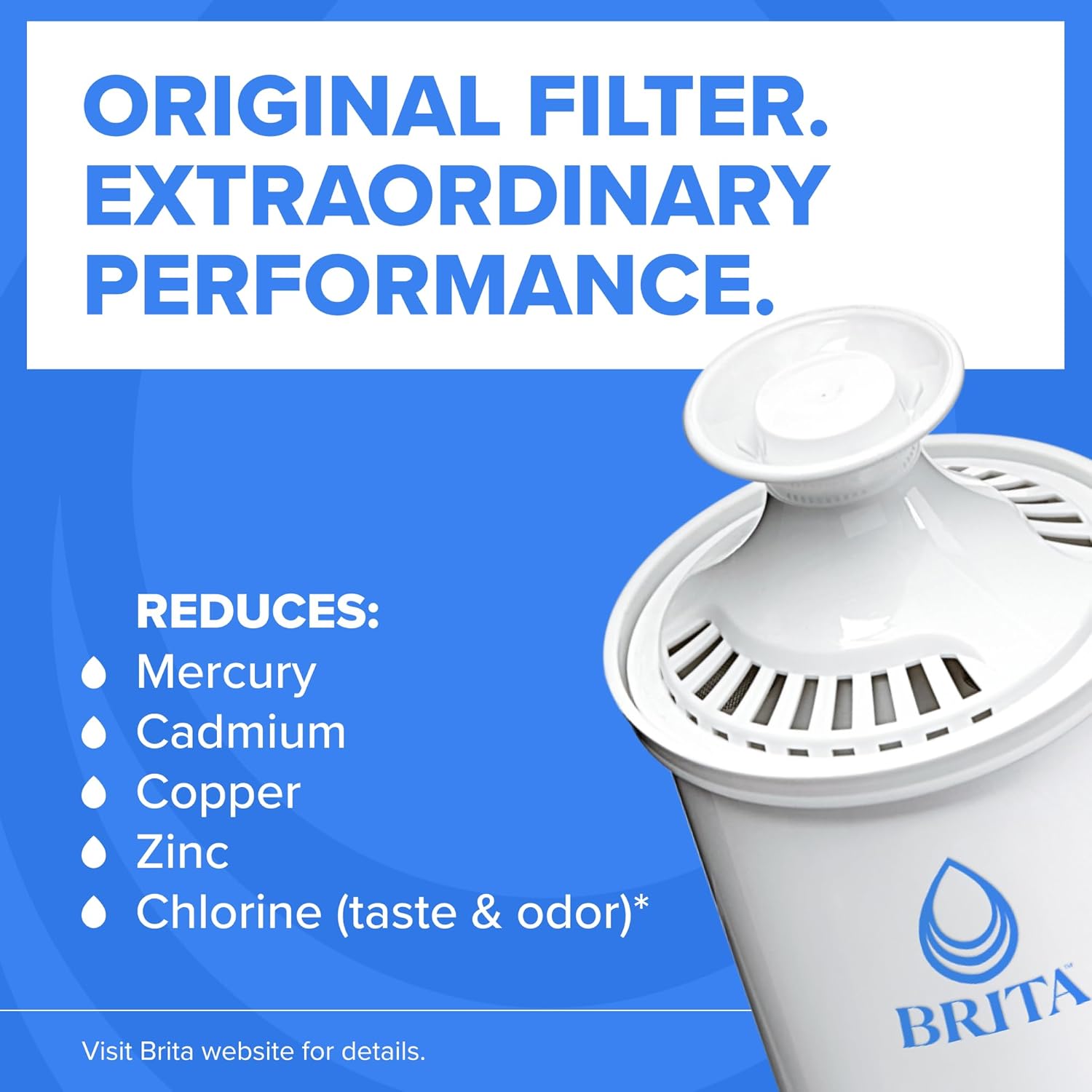 Brita UltraMax 27-Cup Water Filter Dispenser - BPA-Free & Chlorine-Removing