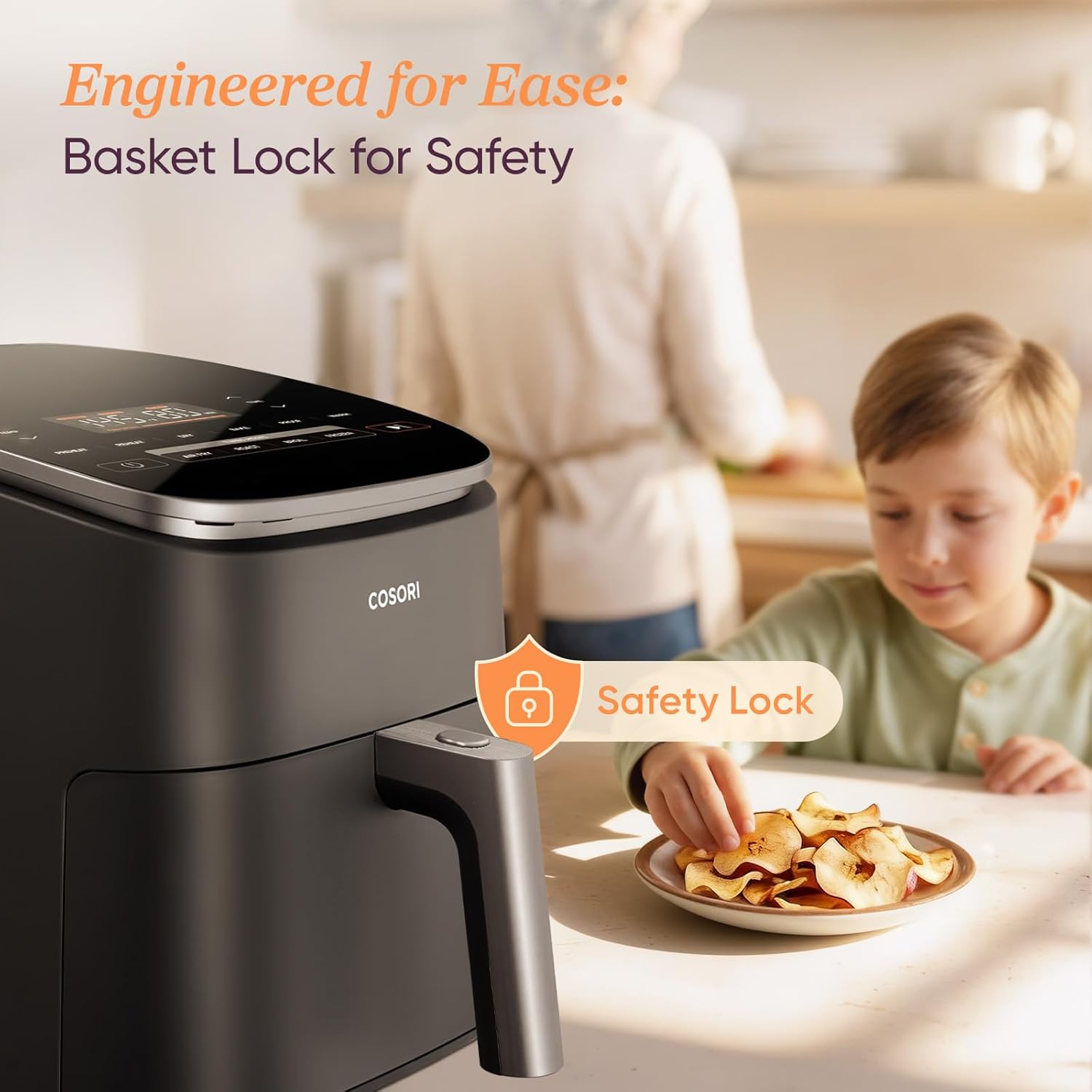 Cosori 9-in-1 TurboBlaze Air Fryer 6Qt - 5 Fan Speeds & 95% Less Oil