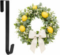 Sattiyrch Ultra-Slim Front Door Wreath Hanger - Fits All Doors, No Drill Needed