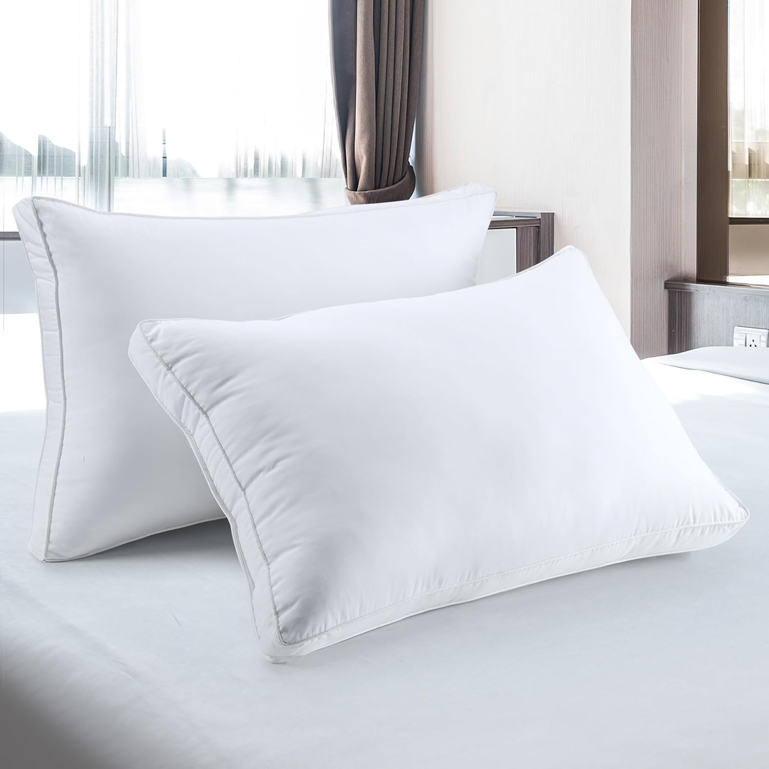 Utopia Bedding Queen Size Cooling Hotel-Quality Pillows Set of 2