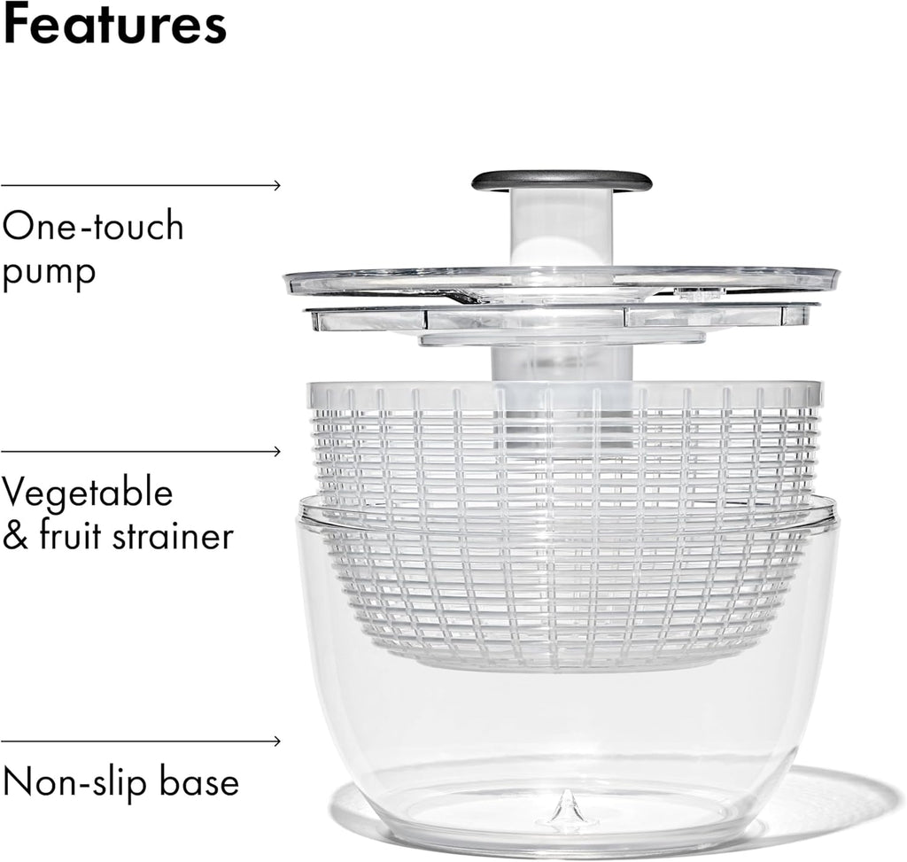 OXO Good Grips Salad Spinner - 6-Quart Lettuce & Fruit Dryer