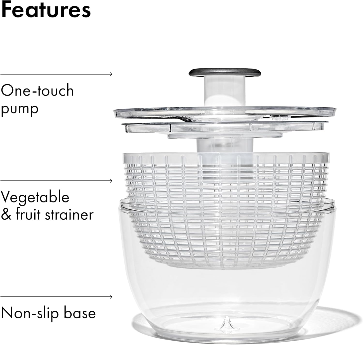OXO Good Grips Salad Spinner - 6-Quart Lettuce & Fruit Dryer