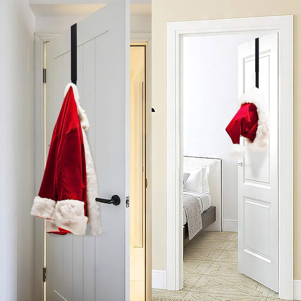 HEYHOUSE Adjustable Front Door Wreath Hanger - Holds Up to 20 lbs, 14.9-25"