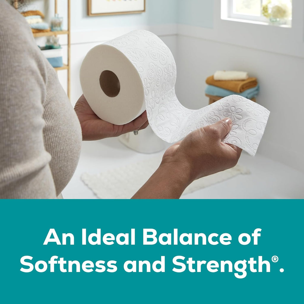 Angel Soft Mega Roll Toilet Paper - 18 Rolls (5760 Sheets) Septic-Safe & Strong