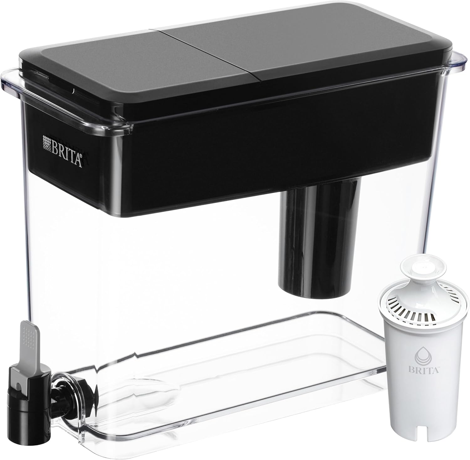 Brita UltraMax 27-Cup Water Filter Dispenser - BPA-Free & Chlorine-Removing