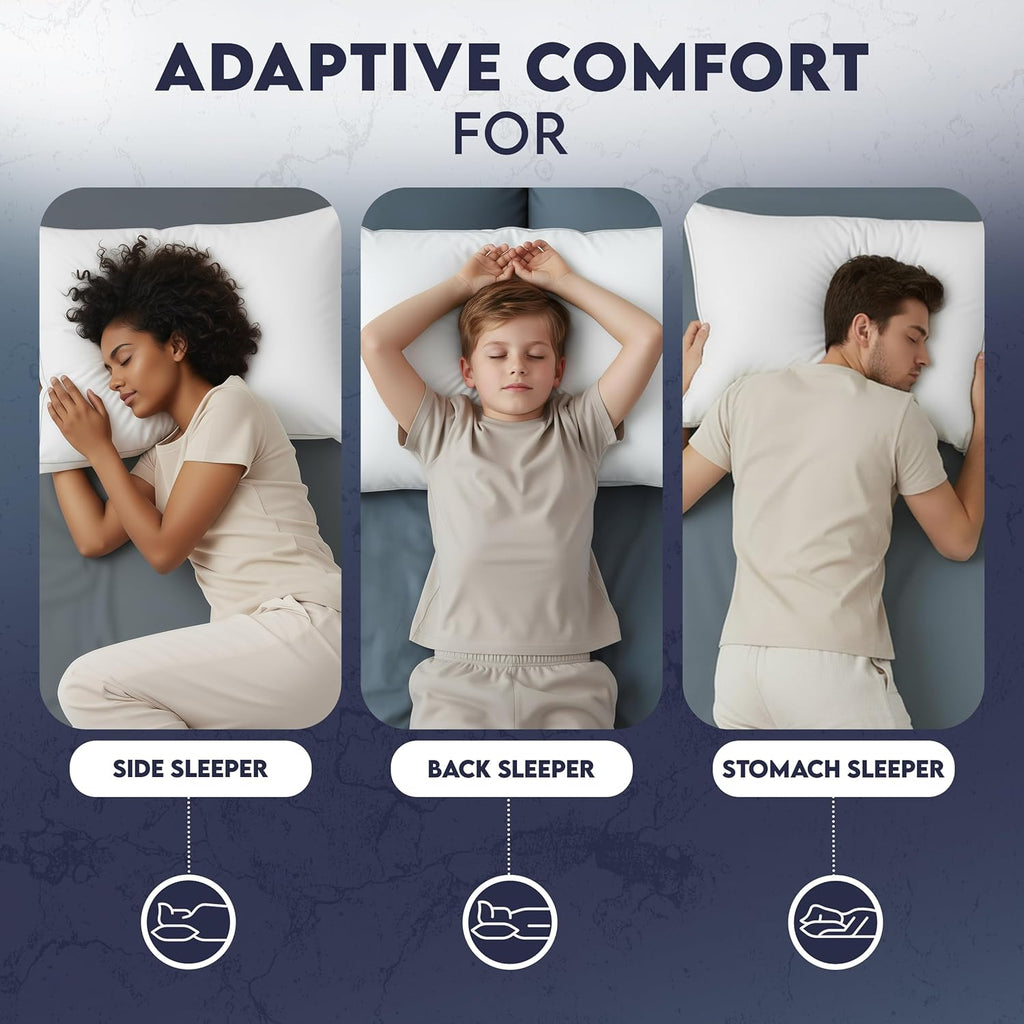 Utopia Bedding Queen Size Cooling Hotel-Quality Pillows Set of 2