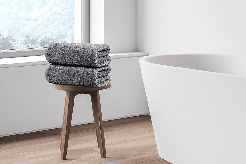 Tens Towels 4-Pack Extra Large Bath Towels - 30x60 Inches, 100% Cotton, Super Soft & Absorbent