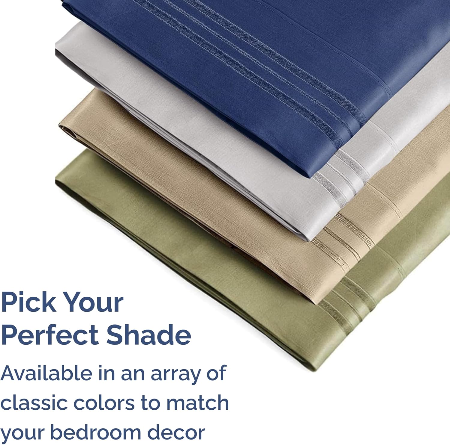 CGK Unlimited Ultra Soft Hotel-Quality King Pillowcases (Set of 2) - Wrinkle-Free & Fade-Resistant