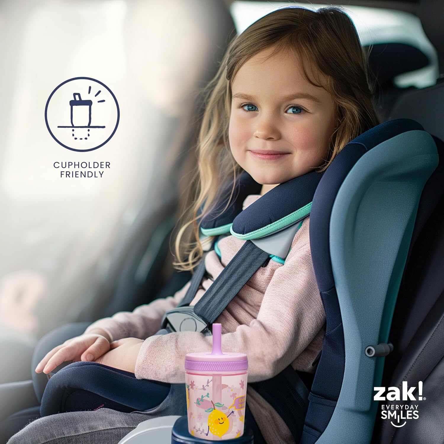 Zak Designs Sesame Street Leak-Proof Toddler Tumblers for Kids - 15oz 2-Pack