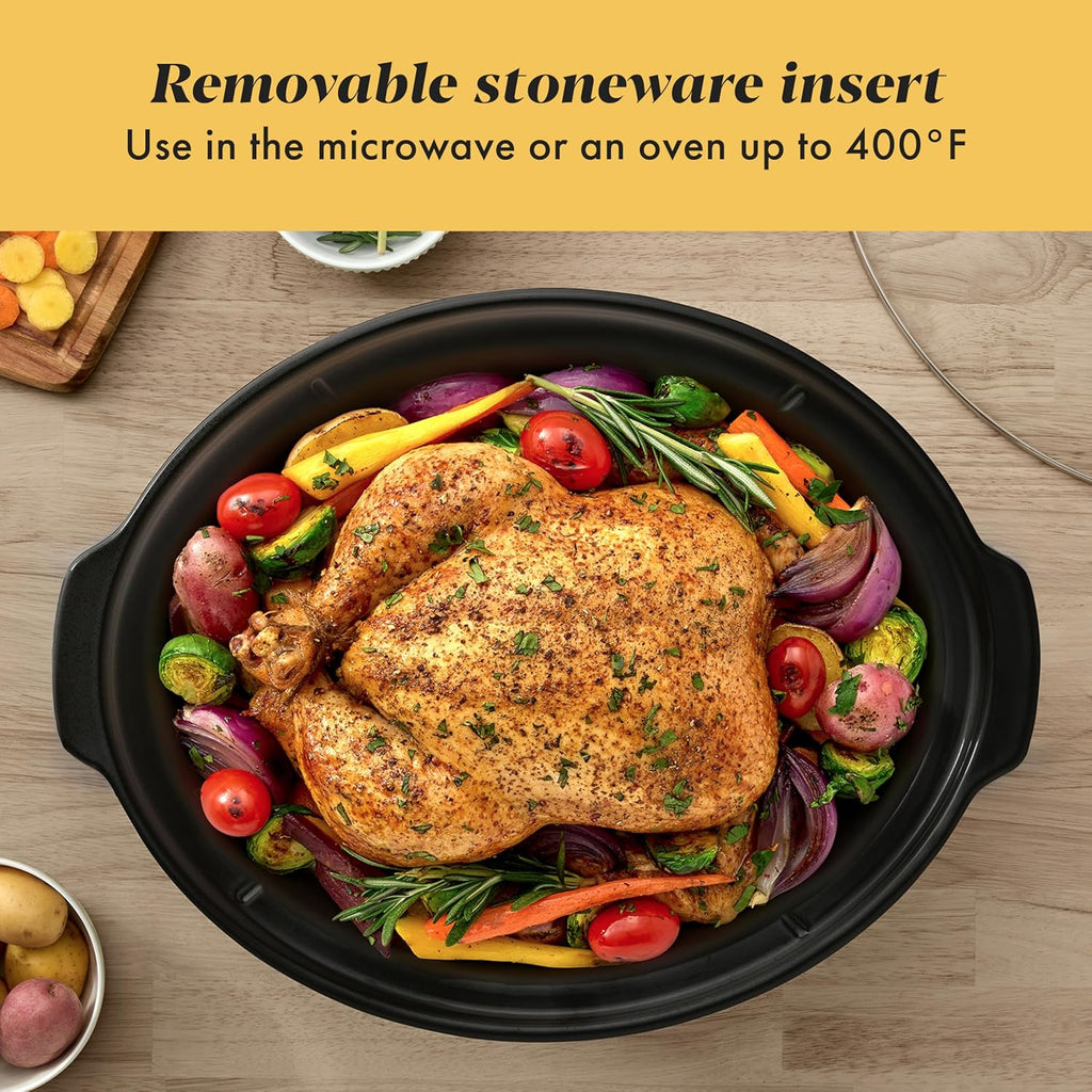Crock-Pot 7-Quart Manual Slow Cooker - Family Size Serves 9+ People